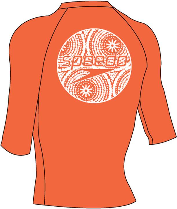 Actual product image Speedo Printed Short Sleeve Rash Top (164)