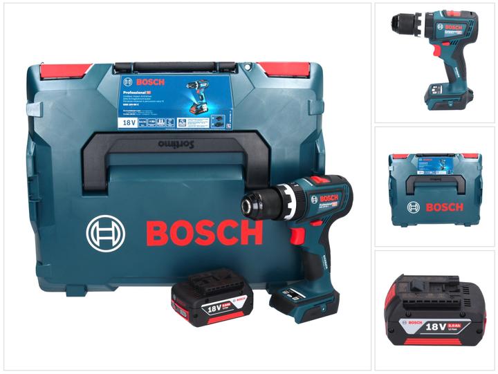 Actual product image Bosch Professional Bosch GSB 18V-90 C Professional Battery Impact Drill 18 V 64 Nm Brushless + 1x Battery 5.0 Ah + L- (Rechargeable battery operated)