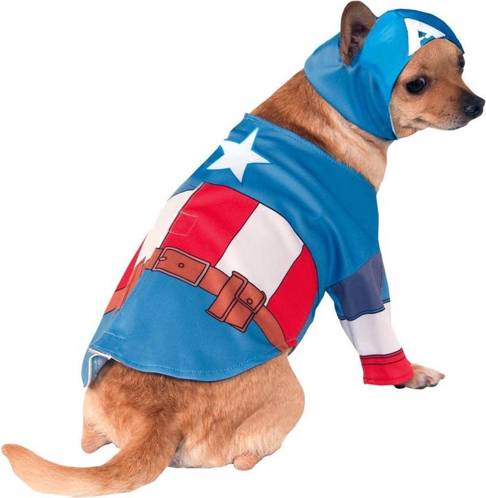 Produktbild Rubies Captain America Hundekostüm (S)