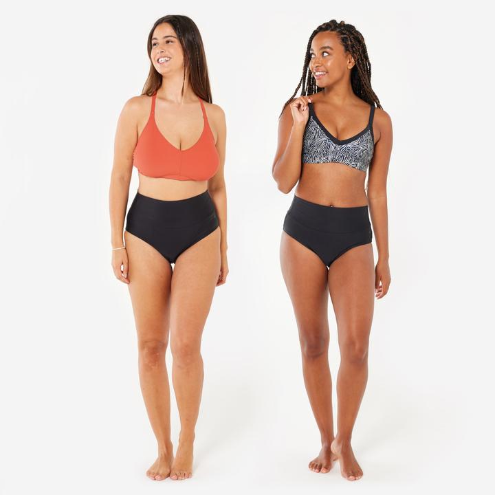 Immagine prodotto Nabaiji Women’s swimming high-waisted briefs swimsuit bottoms - Eva black (40, 42)