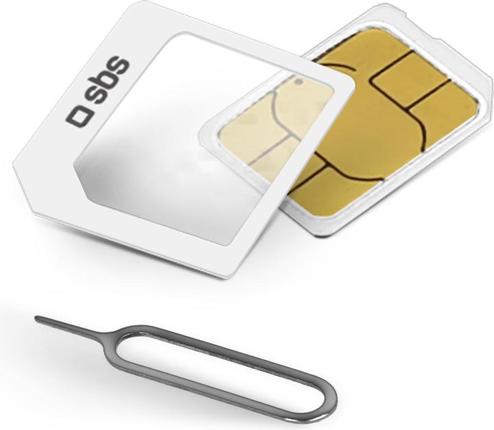 Actual product image SBS SIM adapter nano to micro