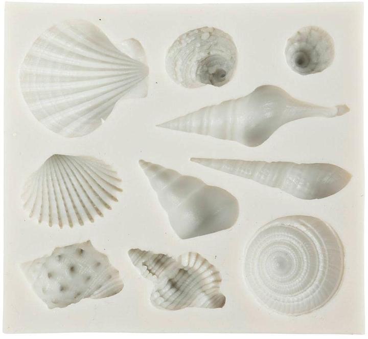 Immagine prodotto Creativ Company Versiegelung Giessformen Silikon Muscheln, 10 Motive