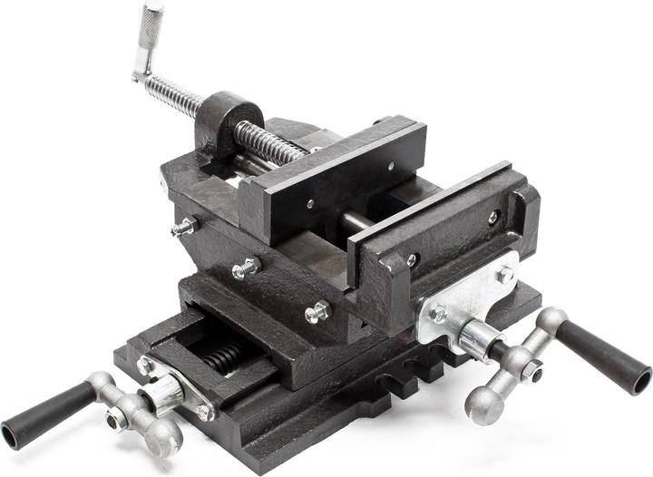 Actual product image Wiltec Cross Slide Drill Press Vise X-Y Clamping bench Milling Machine 150mm (150 mm)