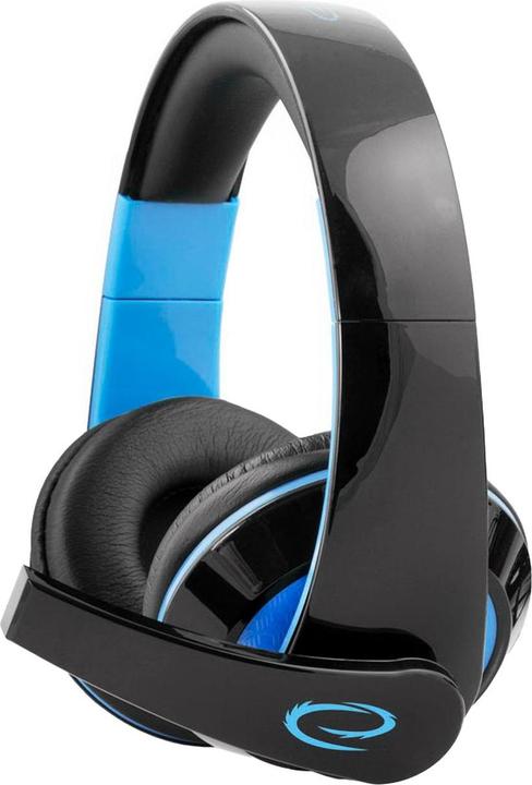 Esperanza Casque EGH300B Bandeau noir, bleu (Filaire)