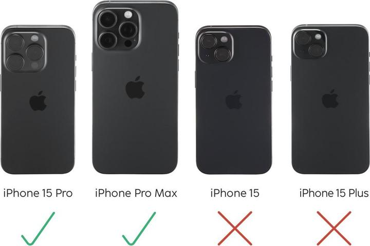 Actual product image Hama Cam Protect (1 Piece, Apple iPhone 15 Pro Max, Apple iPhone 15 Pro)
