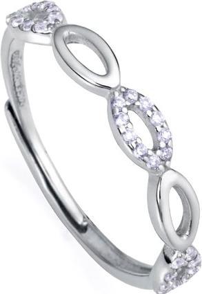 Produktbild Viceroy Elegant silver ring with zirconia Clasica 13160A013 - Circuit: 55 mm (55)