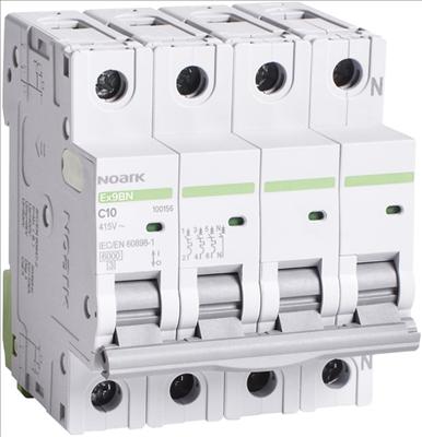 Noark Electric LS-Schalter C 3P+N 6kA 10A