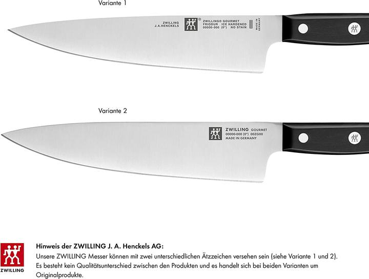 Image du produit Zwilling 1002455 Gourmet Bloc à couteaux auto-affûtés 7 pièces, gris