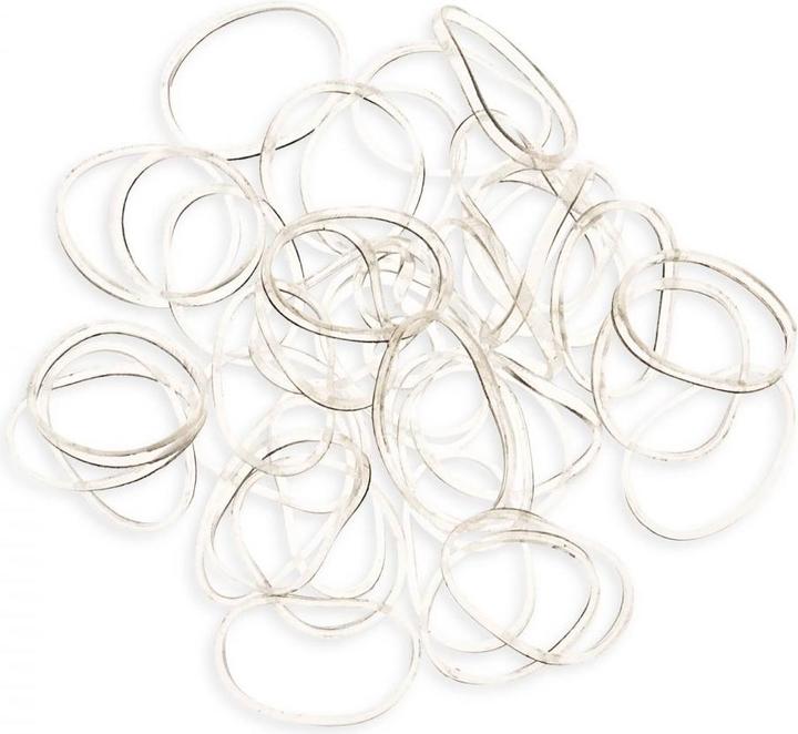 Immagine prodotto XanitaliaPro Cerchietto in gomma trasparente piccolo (Elastico per capelli)