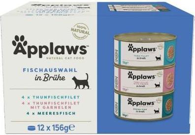 Image du produit Applaws Supreme Selection Poisson en bouillon (Adulte, 12 pcs, 1872 g)