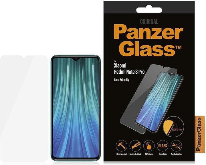 Actual product image PanzerGlass Case Friendly (1 Piece, Xiaomi Redmi Note 8 Pro)