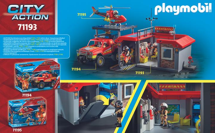 Immagine prodotto Playmobil 71193 Stazione dei pompieri (71193, Playmobil Città d'azione)