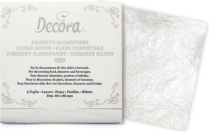 Immagine prodotto Decora foglia argento (1 x)