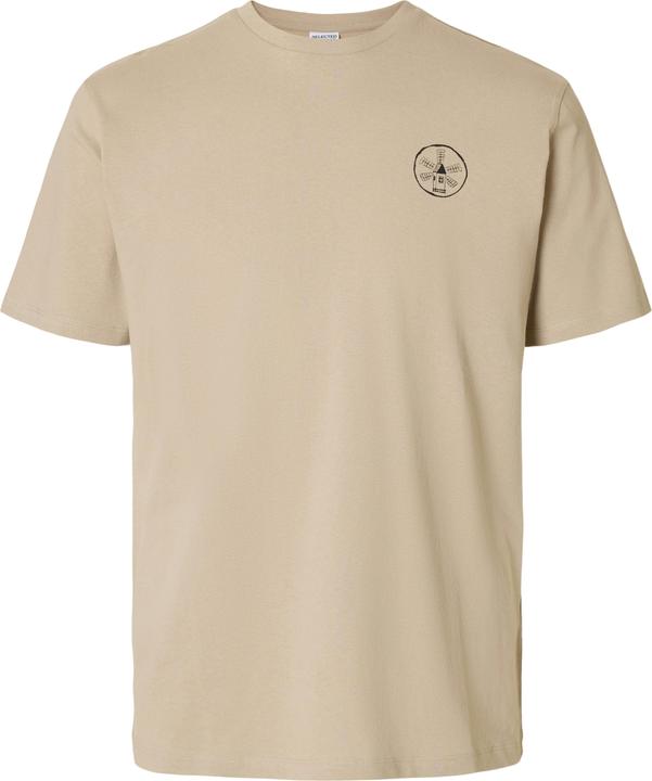 Selected Homme Regular Fit Print T-Shirt