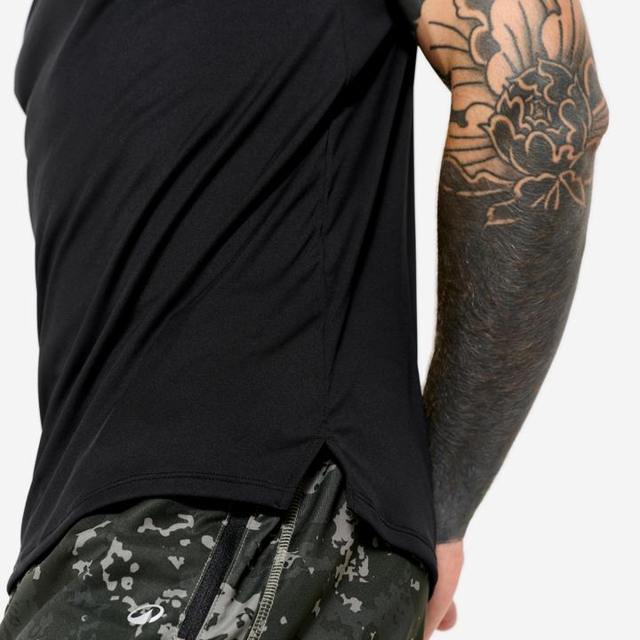 Actual product image Domyos Men's breathable tank top - black (L)