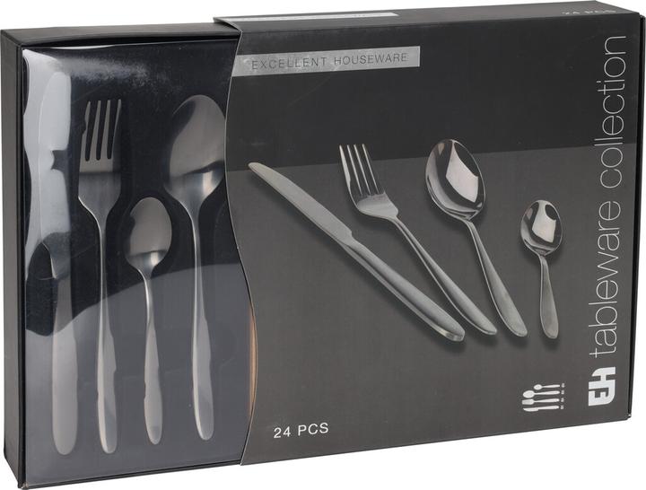 Produktbild WMF Edelstahl Besteckset 24 tlg. (24 Stück, Besteck Set)