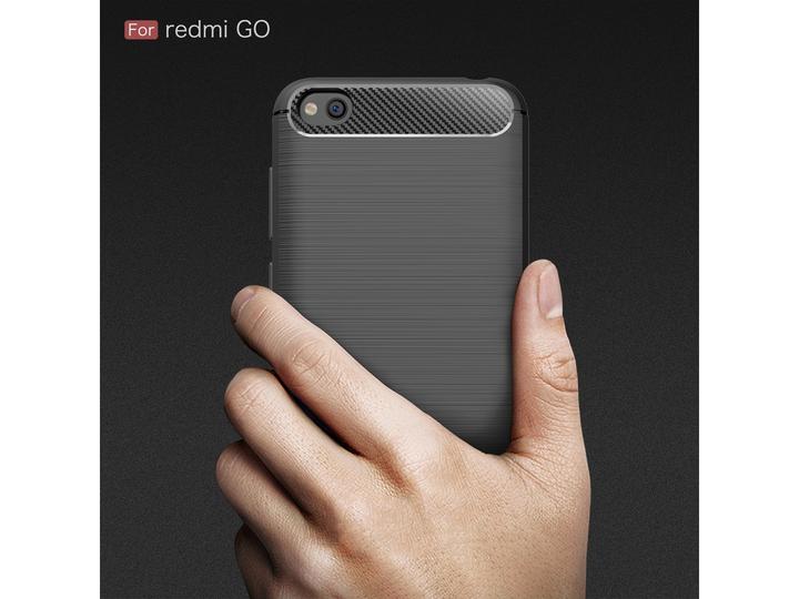 Actual product image Screenguard Xiaomi Redmi Go Cover Carbon Brushed Soft TPU (Xiaomi Redmi Go)