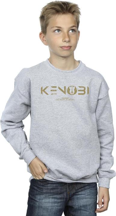 Actual product image Star Wars Boys Obi-Wan Kenobi Logo Sweatshirt (140, 146)