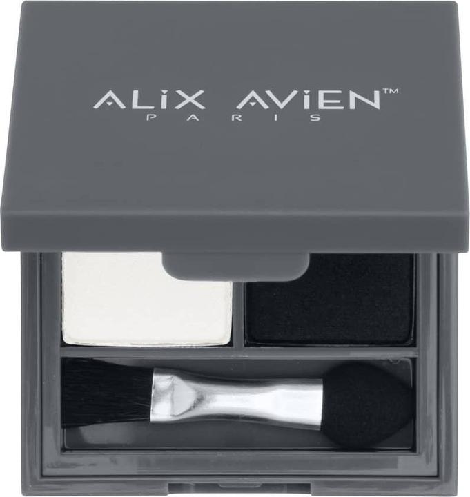 Alix Avien Duo Eyeshadow - Pearly White & Black Welvet (black-white)