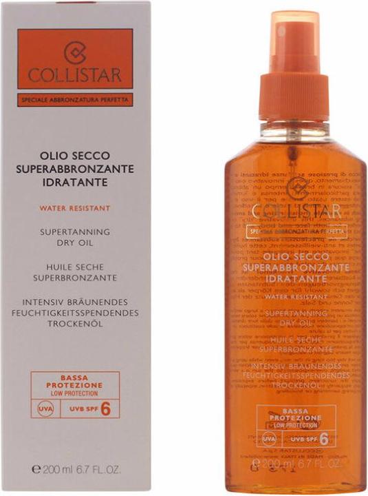 Actual product image Collistar Supertanning Dry Oil SPF 6 (Suntan oil, Up to SPF 10, 200 ml)