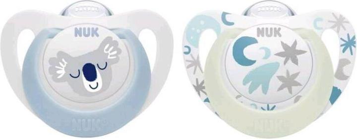 Image du produit NUK Star jour et nuit 0-6 m 2 pièces/boîte garçon (2 x)