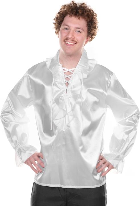 Actual product image Metamorph Satinhemd mit Rüschen weiss (54, 55, 56)