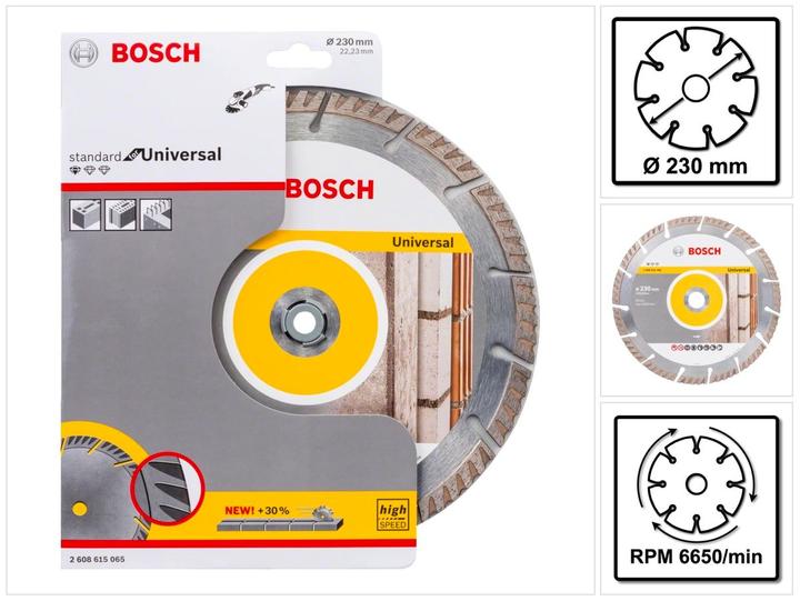 Actual product image Bosch Professional Zubehör PRO Multi Material diamond cutting disc, 230 x 22.23 mm