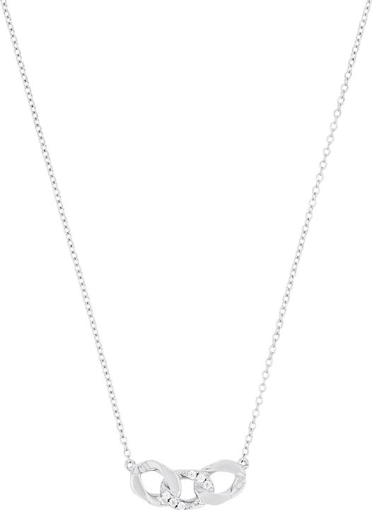 Actual product image Amor necklace for ladies, 925 Sterling silver, zirconia synth. (Silver 925)