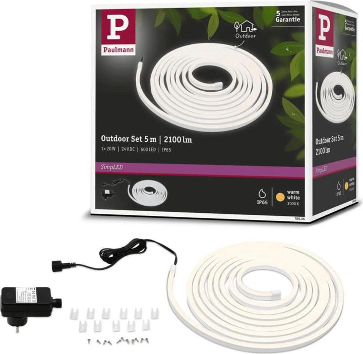 Actual product image Paulmann SimpLED (Warm white, 500 cm, Indoor)