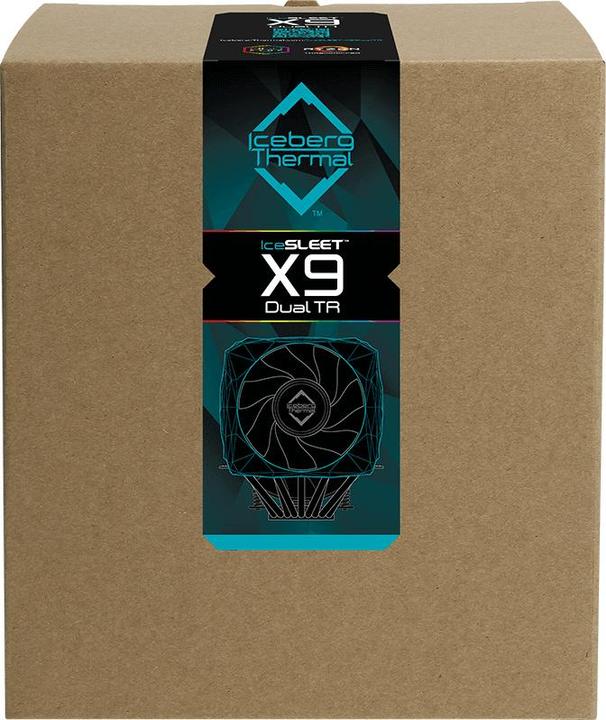 Actual product image Iceberg Thermal IceSLEET X9 Dual TR - Threadripper only (166 mm)
