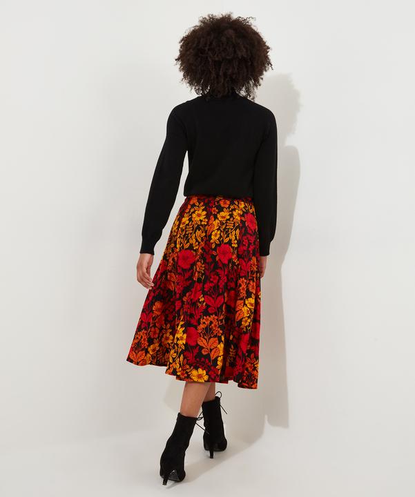 Actual product image Joe Browns Autumnal Floral Midi Skirt (40)