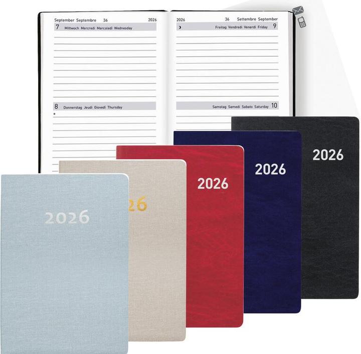 Produktbild Biella Taschenagenda Tell (8.5 x 12.5 cm)