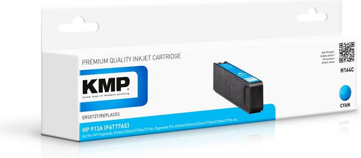 Actual product image KMP Tinte replaces HP913A (F6T77AE) (C)
