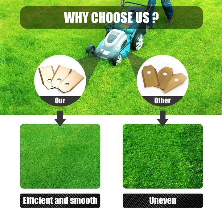 Produktbild Intirilife 30x Mähroboter Ersatzklingen (Mähroboter, Gartenmaschinen Ersatzteile)