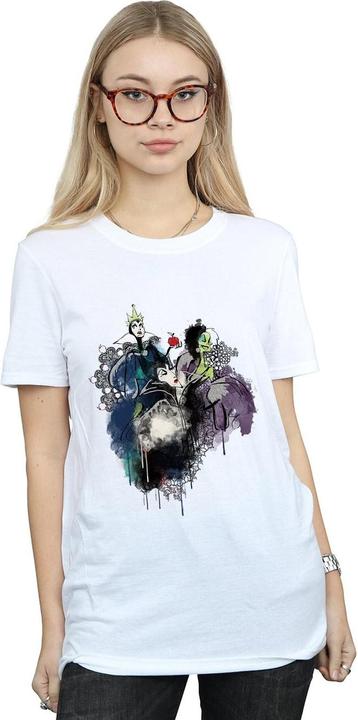 Immagine prodotto Disney Villains Sketch Maglietta Ampia Donna (XXL)