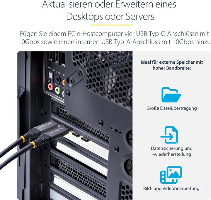 Produktbild StarTech 5-PORT USB PCIE CARD 10GBPS