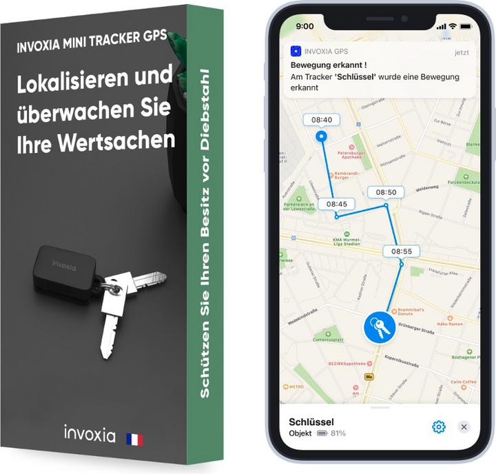 Produktbild Invoxia GPS Tracker Mini (iOS, Android)