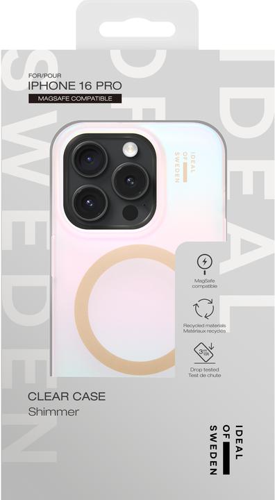 Actual product image iDeal Of Sweden Clear Case MagSafe iPhone 16PR Shimmer (Apple iPhone 16 Pro)