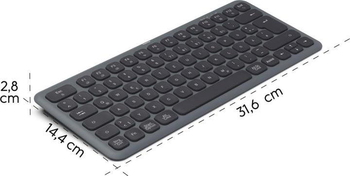 Image du produit Hama Clavier multi-appareils WK-500 sans fil radio u (DE, Sans fil)