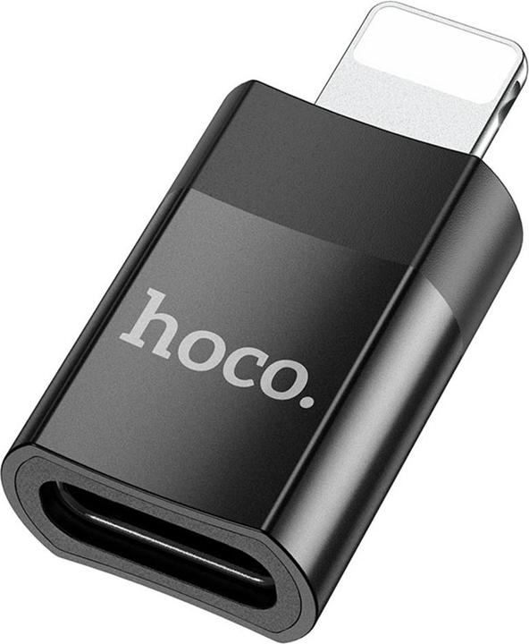 Actual product image Hoco USB Adapter UA17 Type-C - Lightning Black (Lightning)