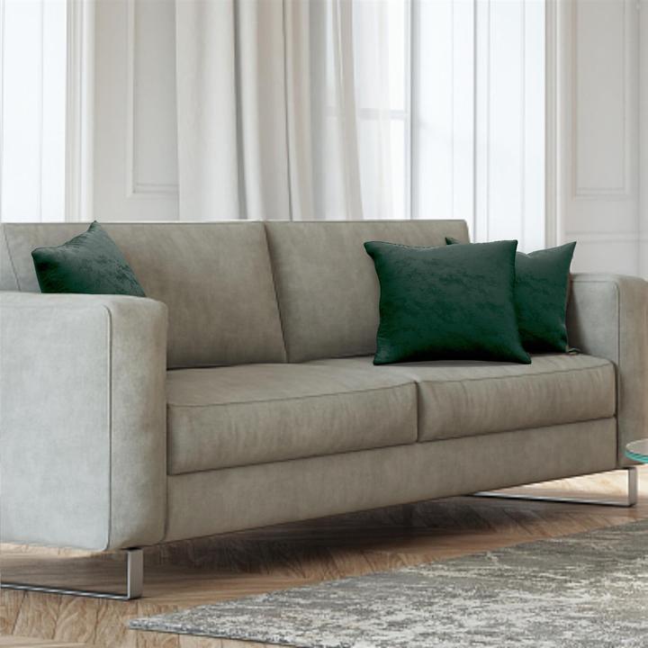 Image du produit Intirilife 2x taies d'oreiller en velours 40x40 cm (40 x 40 cm)