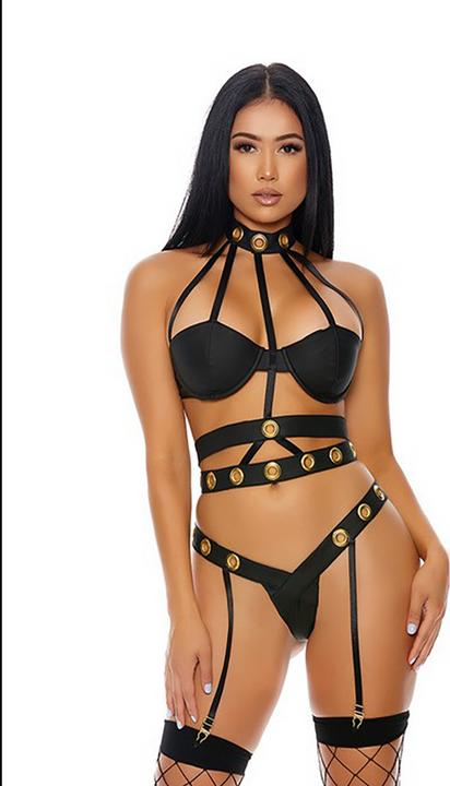 Actual product image Forplay Seductive cage lingerie set (XL)