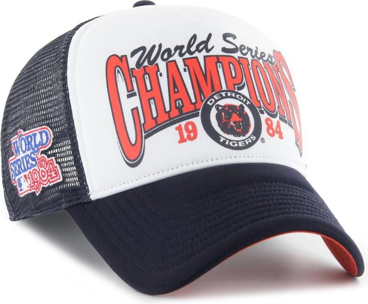 Actual product image 47 Brand Mesh Trucker Cap - Foam Champ Detroit Tigers