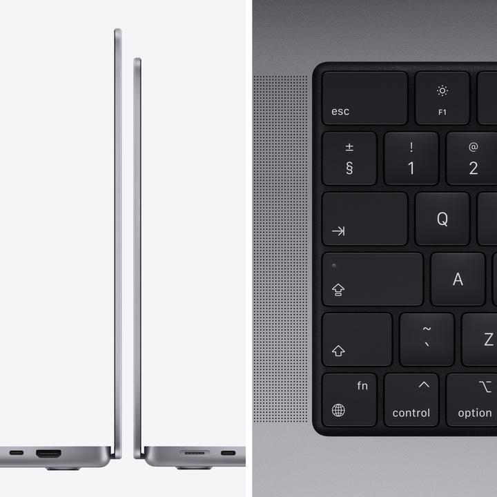 Produktbild Apple MacBook Pro 14 – Late 2021 (14.20", M1 Pro, 16 GB, 1000 GB, DE)