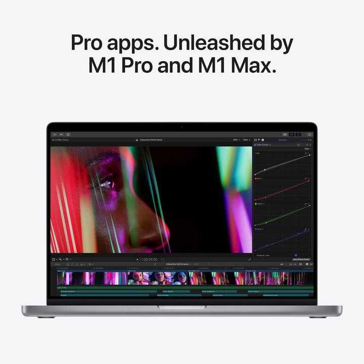 Produktbild Apple MacBook Pro 14 – Late 2021 (14.20", M1 Pro, 16 GB, 1000 GB, DE)