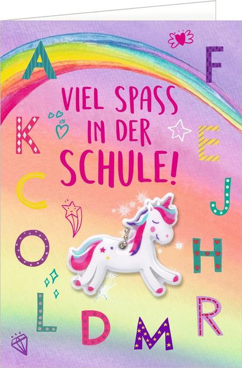 Produktbild Grusskarte - Viel Spass in der Schule! (1 Stk.)
