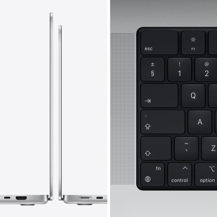 Produktbild Apple MacBook Pro 14 – Late 2021 (14.20", M1 Pro, 16 GB, 1000 GB, DE)