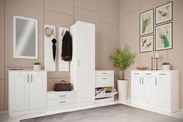 Immagine prodotto VCM Credenza in legno Credenza mobile Balia 3 cassetti con ante a battente (105 x 36 x 89 cm)