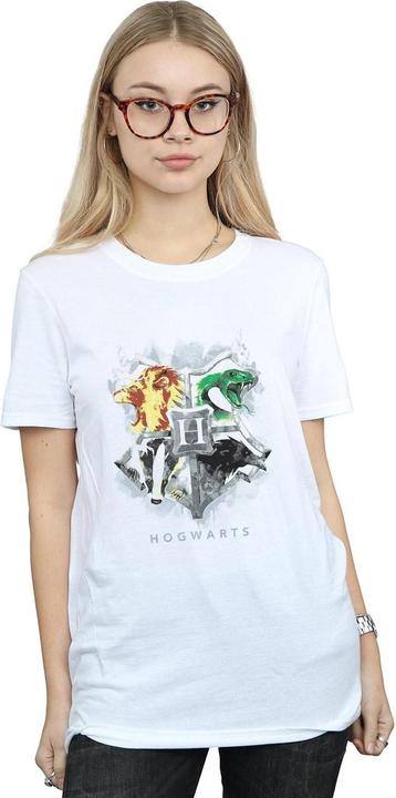 Immagine prodotto Hogwarts Painted Crest Maglietta Ampia Donna (M)
