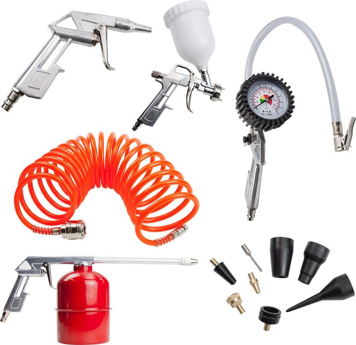 Produktbild Dema Druckluftset Werkzeugset Druckluftpistole 13tlg